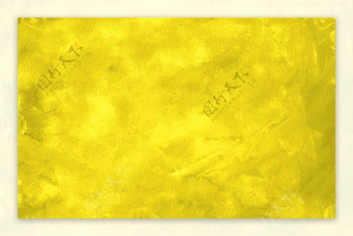 水彩背景黄色图片