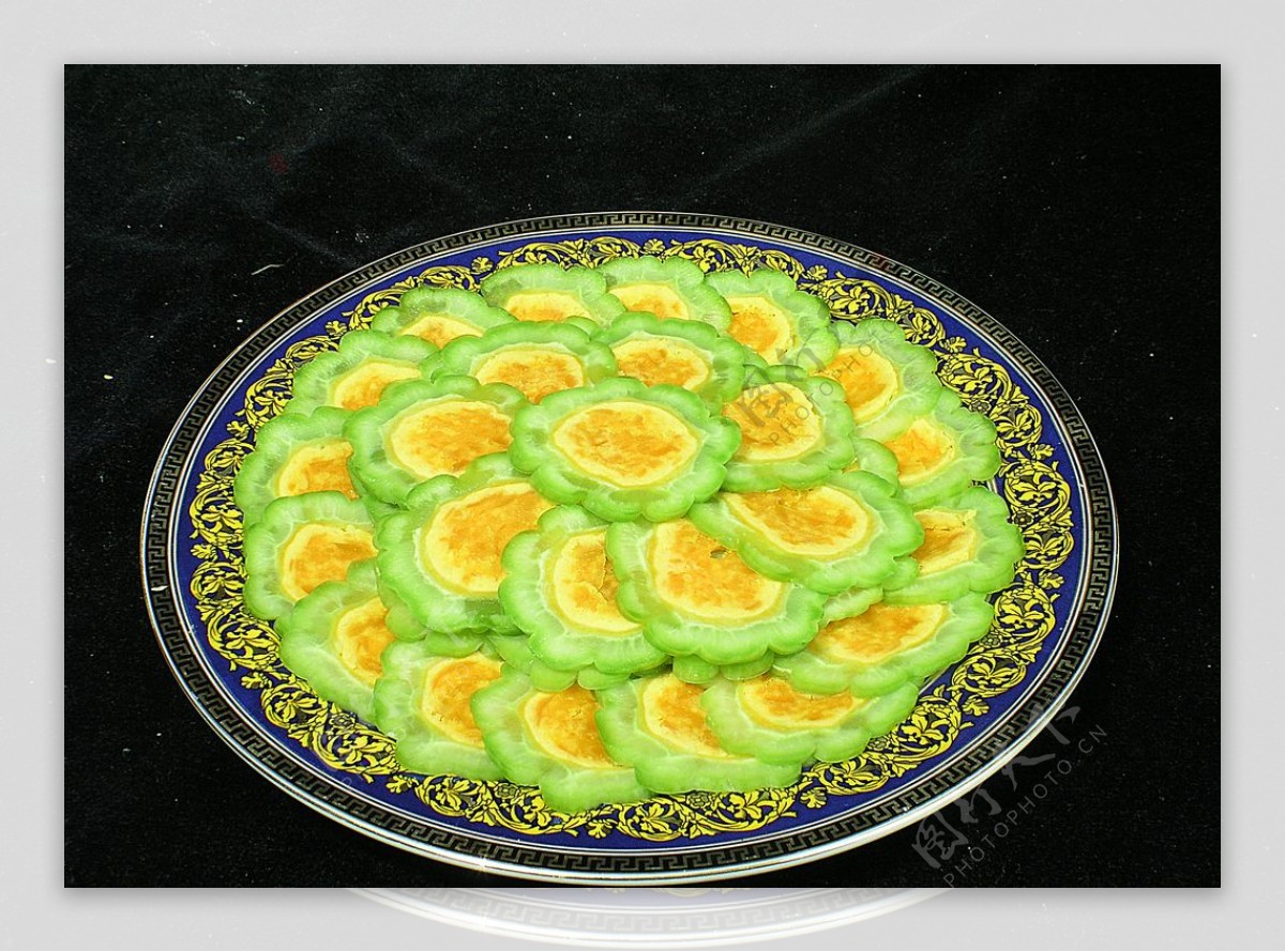 家常菜蛋黄凉瓜图片