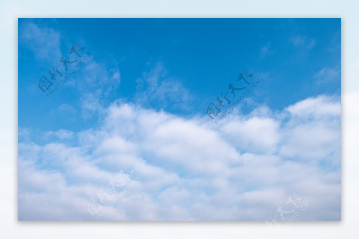 蓝天白云照片图片