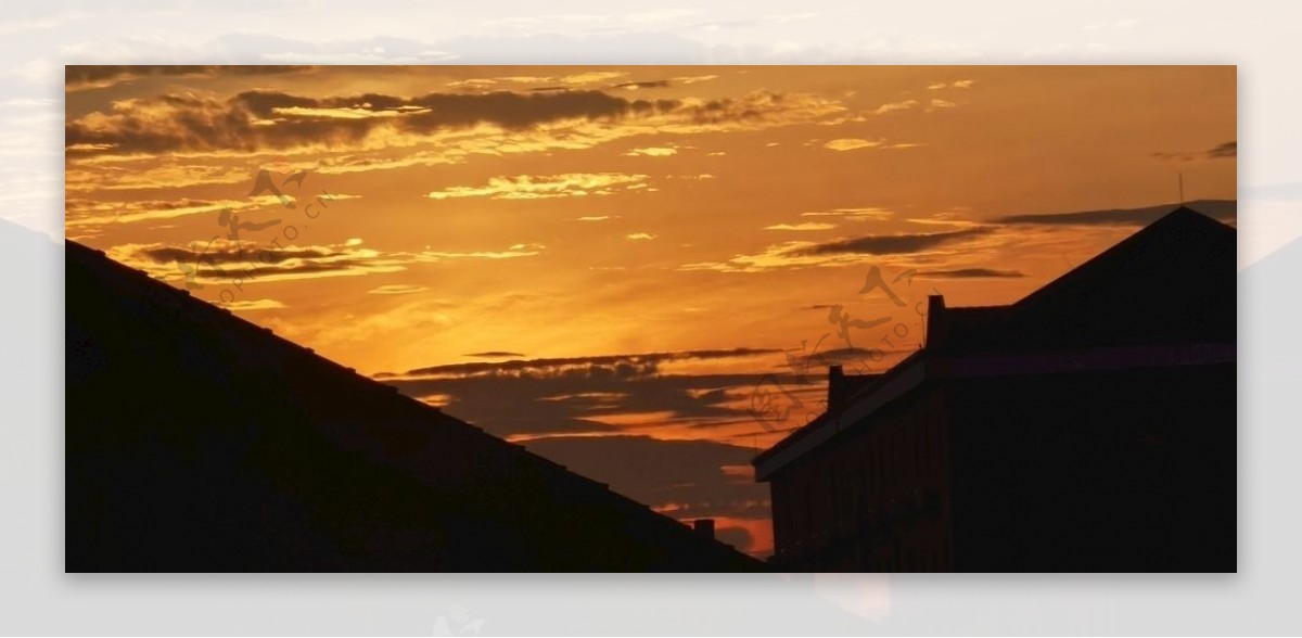 夕阳背景图片