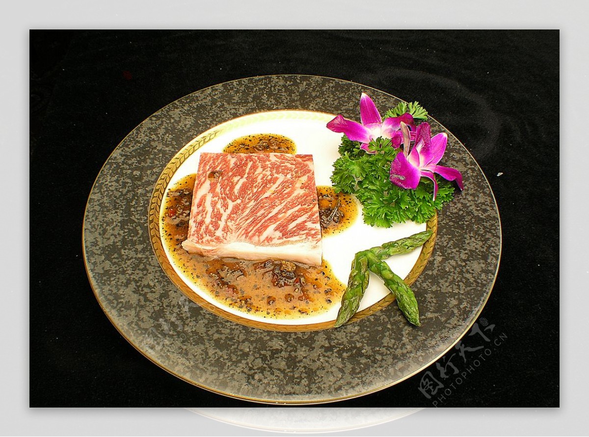 黑椒汁神户牛肉图片