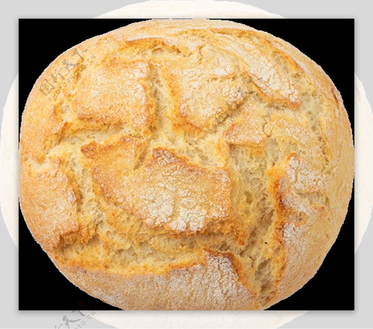 圆形面包图片