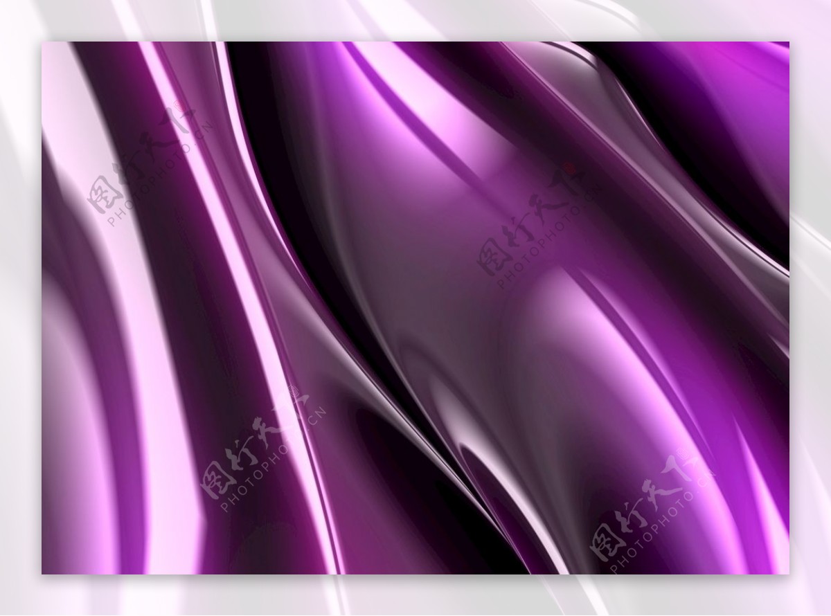 立体紫色液态背景图片