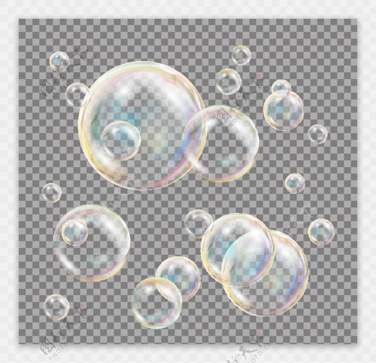 气泡图片