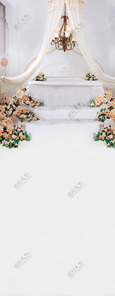 婚礼影楼背景图片