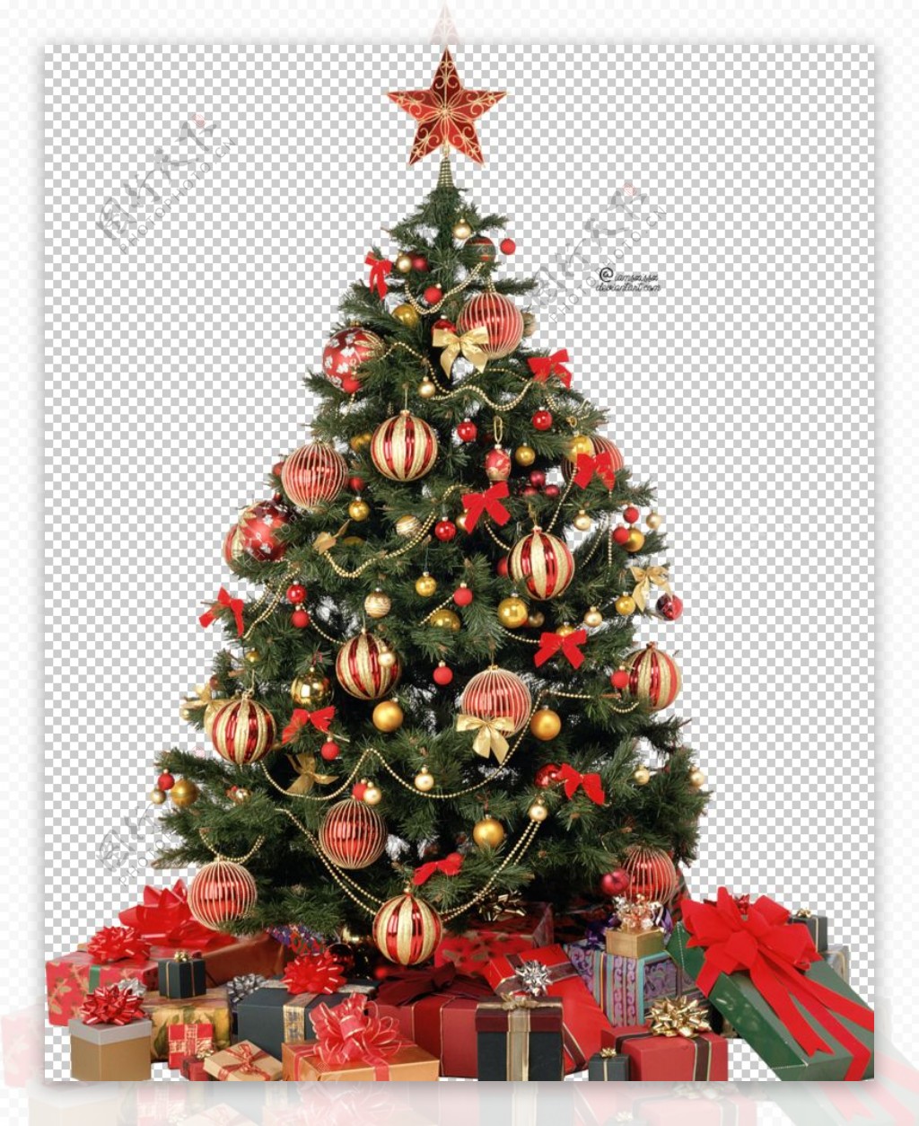 圣诞树素材图片