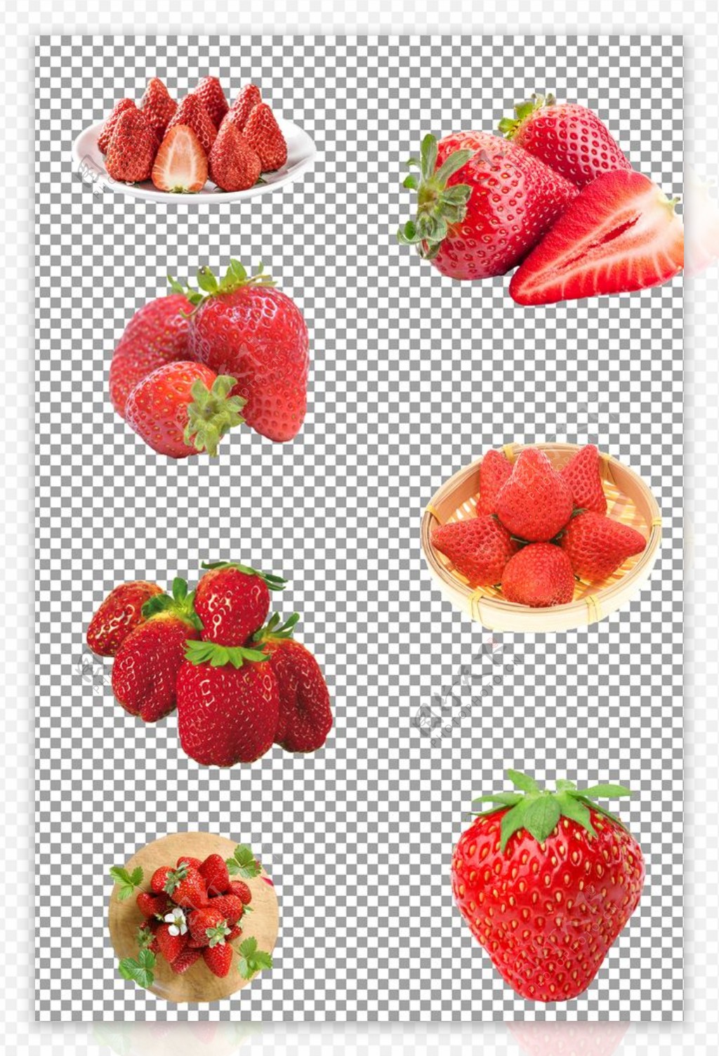 红色水果草莓图片