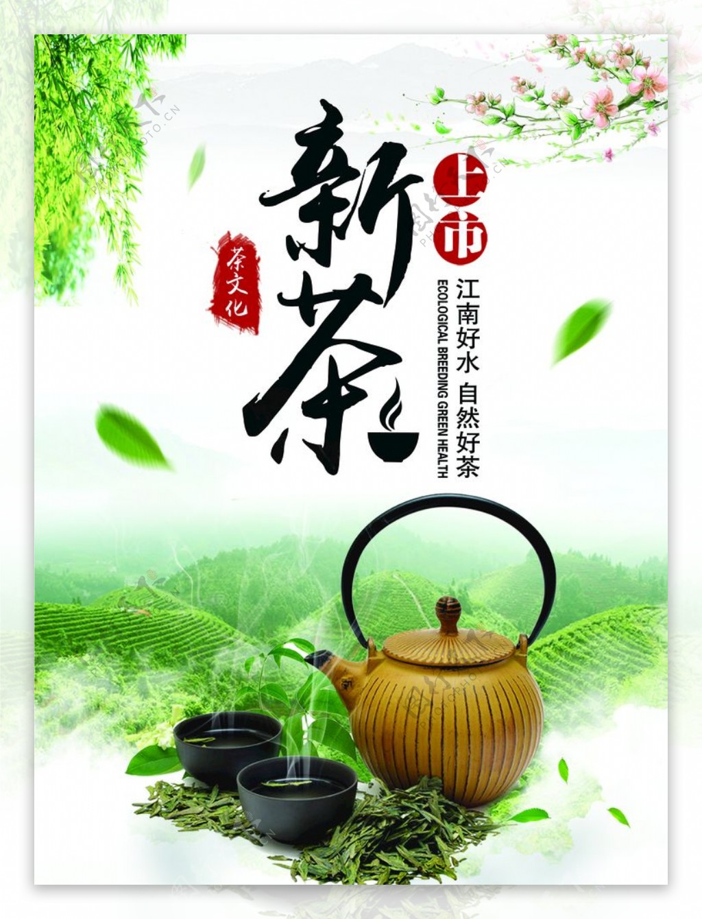 茶道茶文化茶叶素材采茶图片