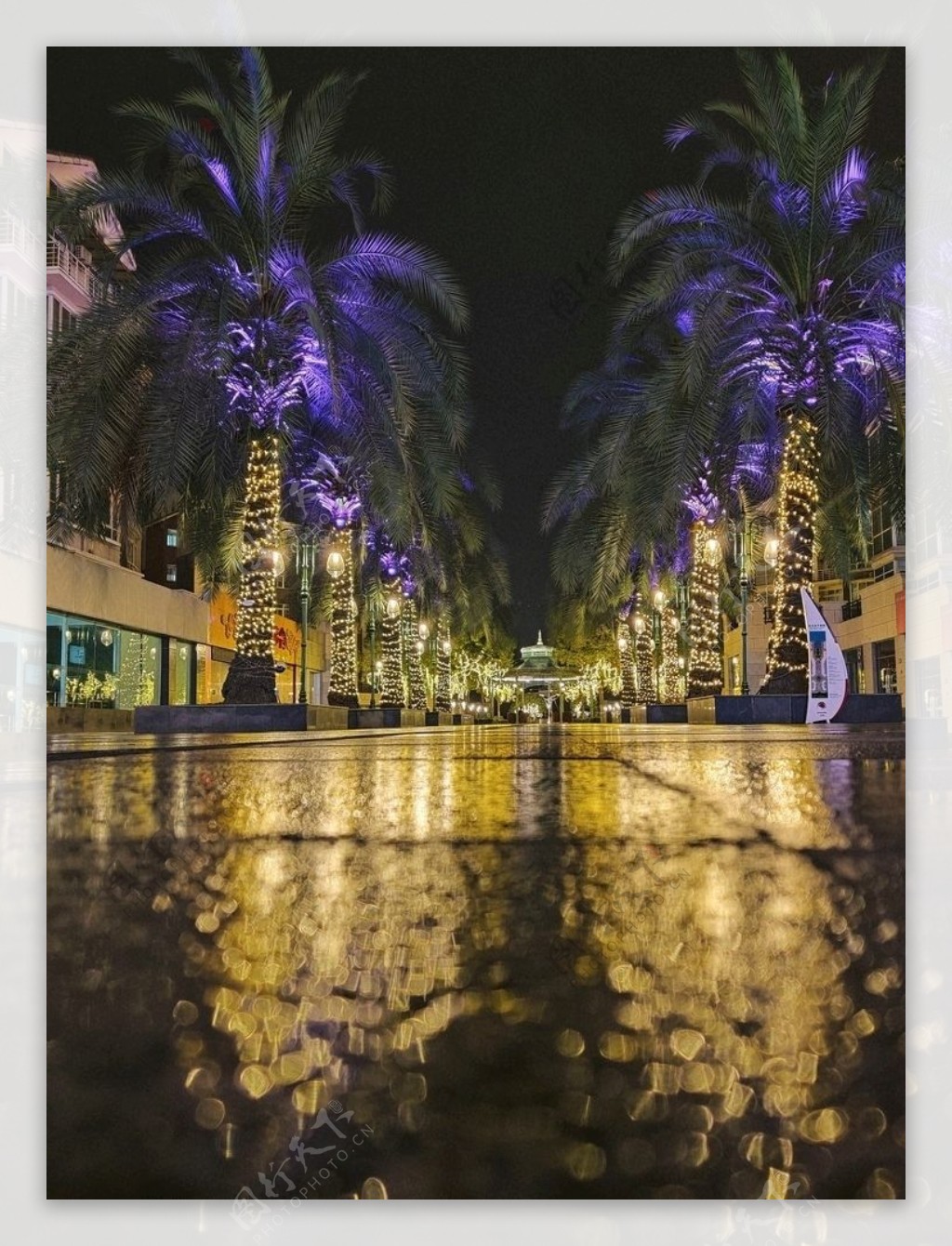 雨后街头图片