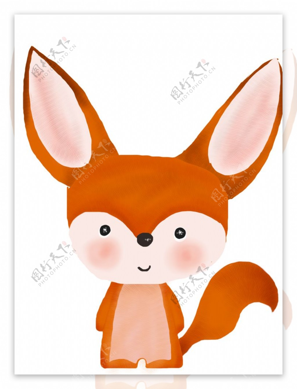 手绘可爱的狐狸图片